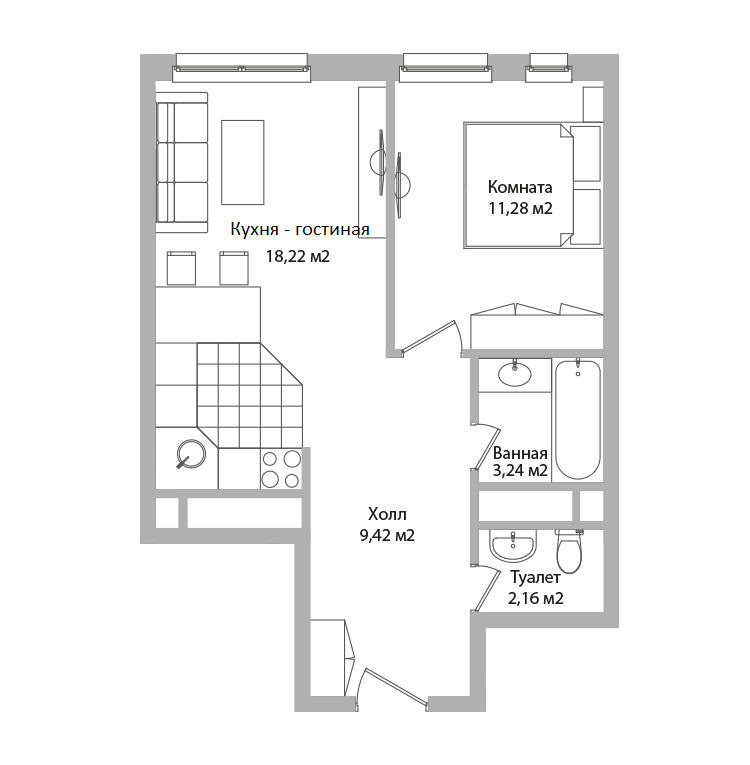 Планировка ARIUS-RESIDENCE