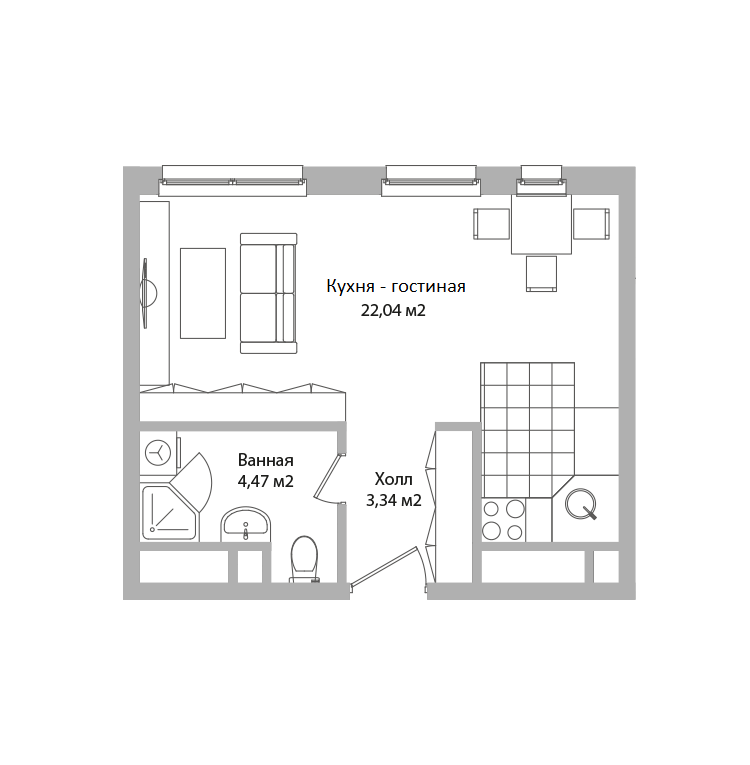 Планировка ARIUS-RESIDENCE