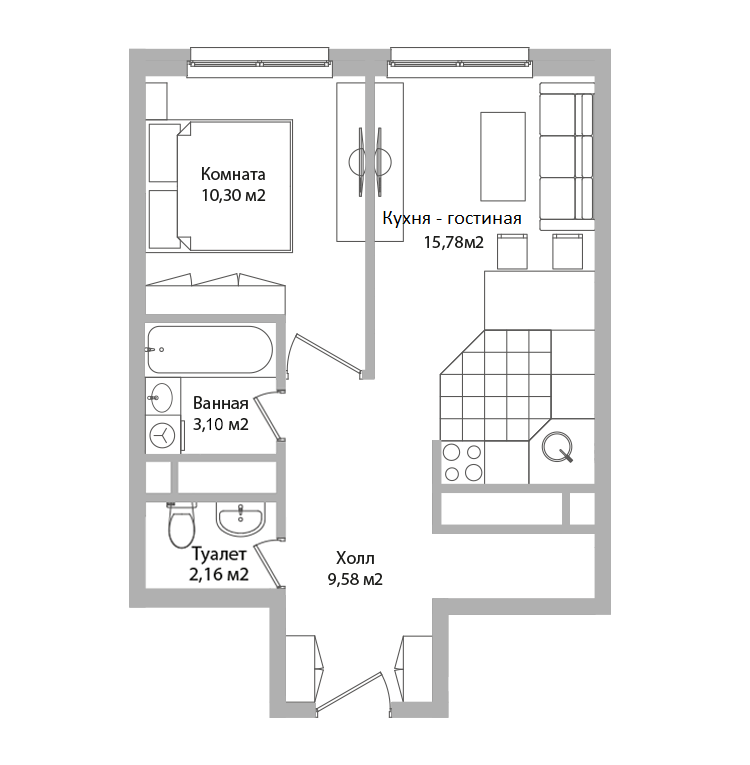 Планировка ARIUS-RESIDENCE
